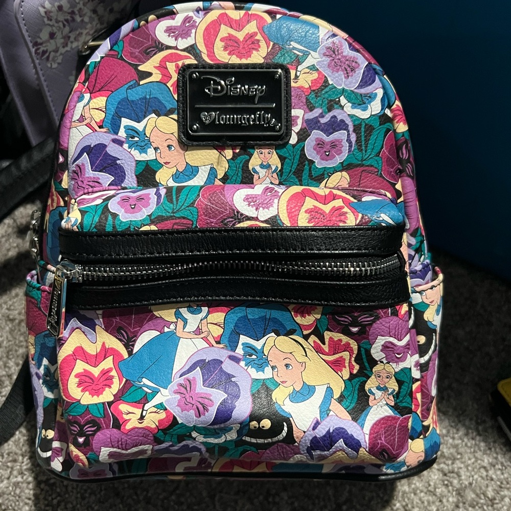 Loungefly Disney Alice in Wonderland Floral Backpack
